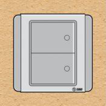 S66DG2A- Contac đôi 1 chiều phím lớn 10A