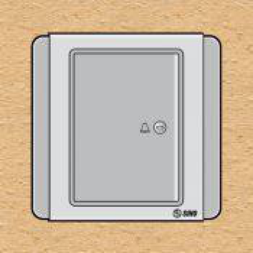 S66DGBP - Nút nhấn chuông phím lớn có dạ quang 10A