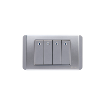 S68DG4A - Contac bốn 1 chiều phím lớn 10A