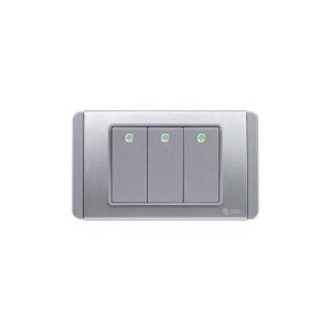 S68DGM3 - Contac ba 2 chiều phím lớn có dạ quang 10A