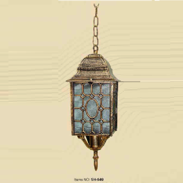 SH - 649: Đèn thả đơn - KT: 140mm x 140mm x H800mm - Bóng đèn E27 x 1 bóng