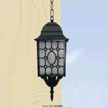 SH - 650: Đèn thả đơn - KT: 140mm x 140mm x H800mm - Bóng đèn E27 x 1 bóng