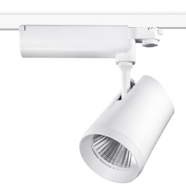 Siri Track Light: Đèn rọi thanh rây 20W, KT: Ø100x142mm - Ánh sáng vàng/trung tính