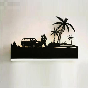 SN - V 6472: Đèn gắn tường LED - KT: Ø380mm x H220mm - Đèn LED 25 W