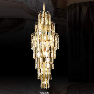 SN - CPL 8105:  Đèn thả Phale  - KT: Ø500mm x H1350mm - Đèn chân E14 x 22 bóng