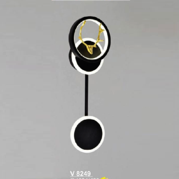 SN - V 8249: Đèn vách LED - KT: Ø160mm x H480mm - Đèbn LED 48W đổi 3 màu