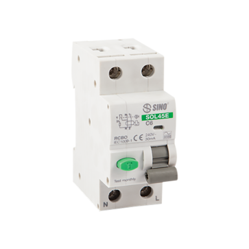 SOL45E/2020/030: CB 2P ( 2 cực) 20A, 30mA, 240V