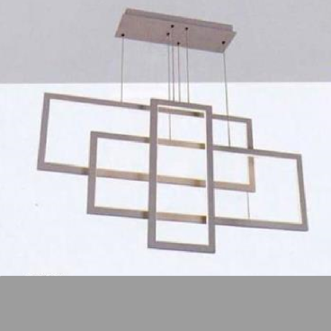 EU - T 6181: Đèn thả 3 vòng - KT: L1030mmx W180mm x H1200mm - Đèn LED 90W ánh sáng vàng
