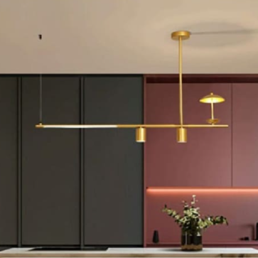 EU - T - 6268: Đèn thả ngang LED - KT: L1200mm x H750mm - Đèn LED 24W đổi 3 màu