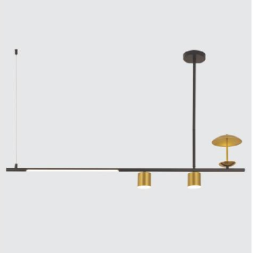 EU - T 6266: Đèn thả LED - KT: L1200mm  x H750mm - Đèn LED 24W đổi 3 màu