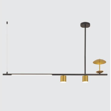 EU - T 6266: Đèn thả LED - KT: L1200mm  x H750mm - Đèn LED 24W đổi 3 màu