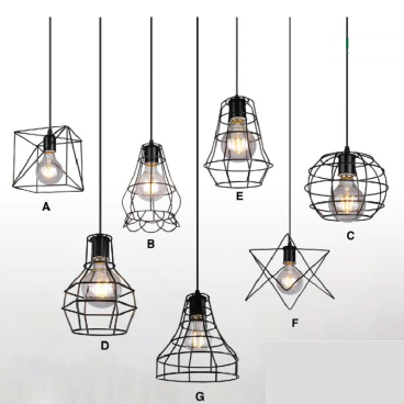 VE - T 93 - Đèn thả đơn - Bóng Đèn E27 x 1