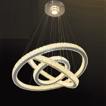 TH - 813B - 19: Đèn thả 3 vòng LED Phale - KT: Ø(400 + 600 + 800)mm - Đèn LED đổi 3 màu