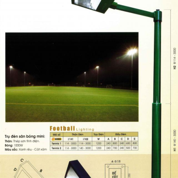 TP 2- 8888 : Đèn Sân Tennis / Đèn sân bóng mini