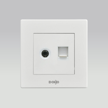 K50-88026: Bộ ổ cắm TV + Điện thoại