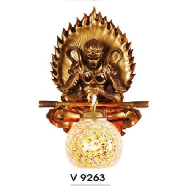 HF - V  9263: Đèn gắn tường 1 bóng - KT: L280mm x H400mm - Đèn chân E27 x 1 bóng