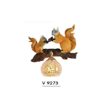 HF - V 9273: Đèn gắn tường 1 bóng, hình đôi sóc - KT: L360mm x  H380mm - Đèn  E27 x 1 bóng