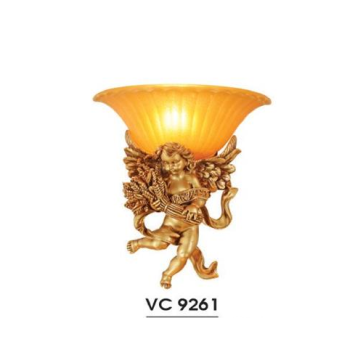 HF - VC 9261: Đèn gắn tường 1 bóng - KT: L340mm x H390mm - Đèn chân E27 x 1 bóng