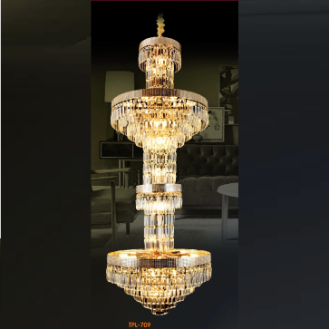 VE -  TPL - 709: Đèn thả Phale - KT: Ø650mm x H2000mm - Đèn E14 x 43 bóng