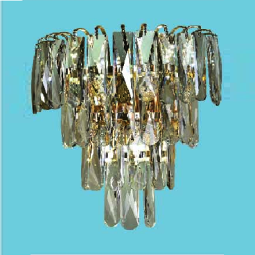 VE - V - 8688B: Đèn gắn tường Phale - KT: L280mm x H300mm - Bóng đèn E14 x 3 bóng