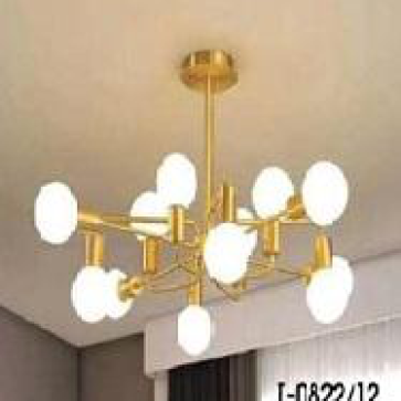 VE - T - 0822/12: Chùm 12 bóng , KT: Ø900mm*H680mm, Bóng E27*12 bóng tính riêng