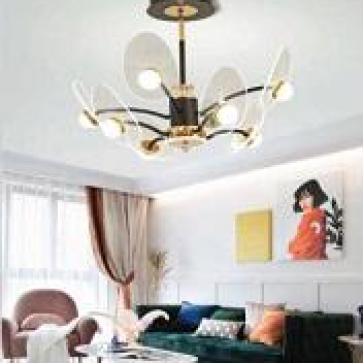 VE - T 7519/4+4: Chùm LED đổi 3 màu 8 bóng, KT: Ø650mm*H400mm