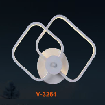 VE - V - 3264: Đèn gắn tường LED - KT: L300mm x H250mm - Đèn LED