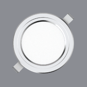 Đèn LED âm trần viền bạc 7W đổi màu