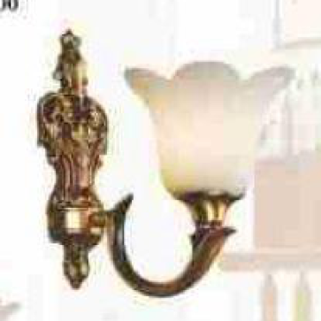 VIR - CODE: 98027/1: Đèn tường 1 bóng chao thủy tinh, KT: W160mm*H280mm