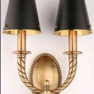 Vir - MB 0173/2: Đèn tường 2 bóng, KT: 320mm*H390mm