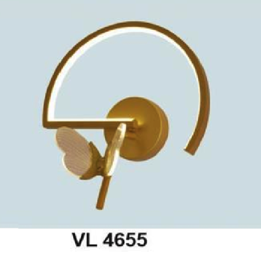 HF - VL 4655: Đèn gắn tường LED - KT: L250mm x H250mm - Đèn  LED 12 W ánh sáng vàng  4200K
