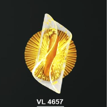 HF - VL 4657: Đèn gắn tường LED - KT: Ø150mm x H240mm - Đèn  LED 4W ánh sáng vàng