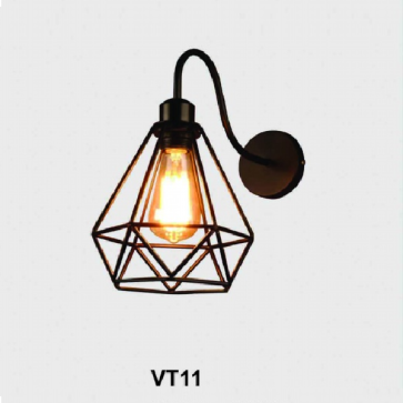 35 - VT11: Đèn gắn tường 1 bóng - KT: Ø250mm x H350mm - Bóng đèn chân E27 x 1 bóng