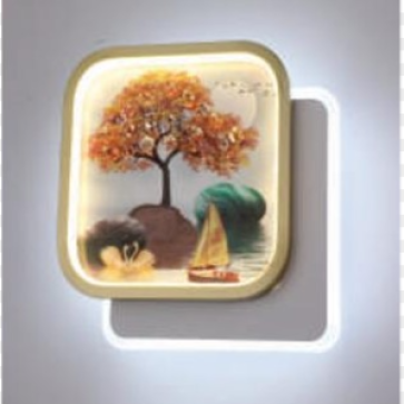 We- V. 1040/1: Vách LED  ÁS vàng - KT: L230*W50* H 230mm