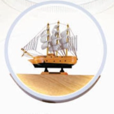 We - V.9379/1: Vách LED đổi 3 màu - KT: Ø280*H300mm