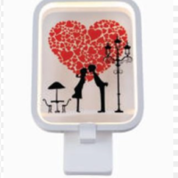 We - V.9383/1: Vách LED đổi 3 màu - KT: Ø180*H300mm