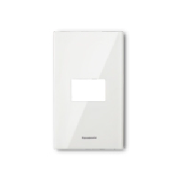 WEGH6801CW‑VN: Mặt vuông dùng cho 1 thiết bị - Halumie Acrylic