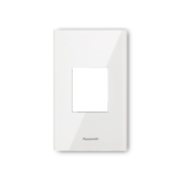 WEGH68029CW‑VN: Mặt dùng cho ổ cắm đơn 3 chấu và MCB 2P - Halumie Acrylic