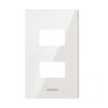 WEGH6802CW‑VN: Mặt vuông dùng cho 2 thiết bị - Halumie Acrylic