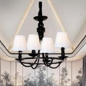 Well - C 8279/4: Đèn chùm 4 tay, KT: Ø 500mm*H450mm