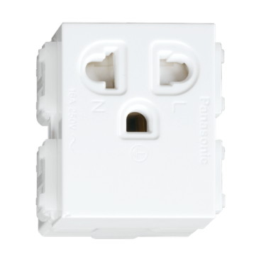 WEV1181SW - ổ cắm đơn và dây nối đất 250VAC-16A