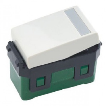 WEV5532SW: Contac C, 2 chiều, loại nhỏ, màu trắng - 250VAC - 16A