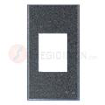 WEV680290MB- Mặt dùng ổ cắm đơn 3 chấu - đen ánh kim