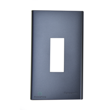 WEV7001MB- Mặt dùng CB 1 tép - đen ánh kim