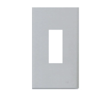 WEV7001MW: Mặt dùng cho CB 1 tép màu trắng ánh kim