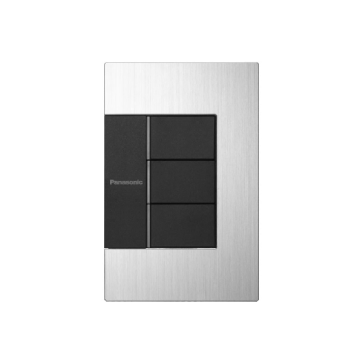 WTEGP53572S‑1‑G: Bộ 3 công tắc có đèn báo