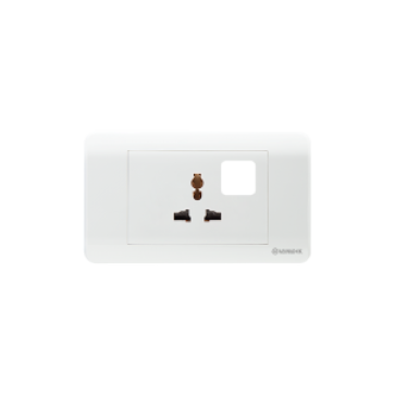 ZLUAMX - ổ cắm đa năng có màng che 16A &1 lổ