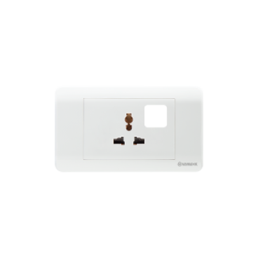 ZLUAMX - ổ cắm đa năng có màng che 16A &1 lổ