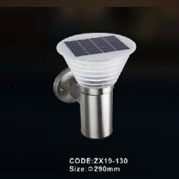 CODE: ZX19 -130: Đèn gắn tường ngoài trời NLMT - KT: 290mm - Đèn LED